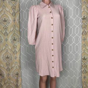 Calvin Kelvin women’s business casual Dress dusty pink 4 NWT